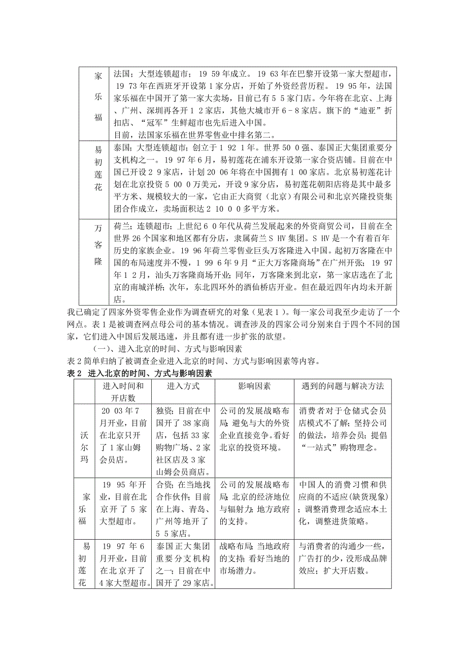 北京地区外资零售企业的经营特点调查_第4页