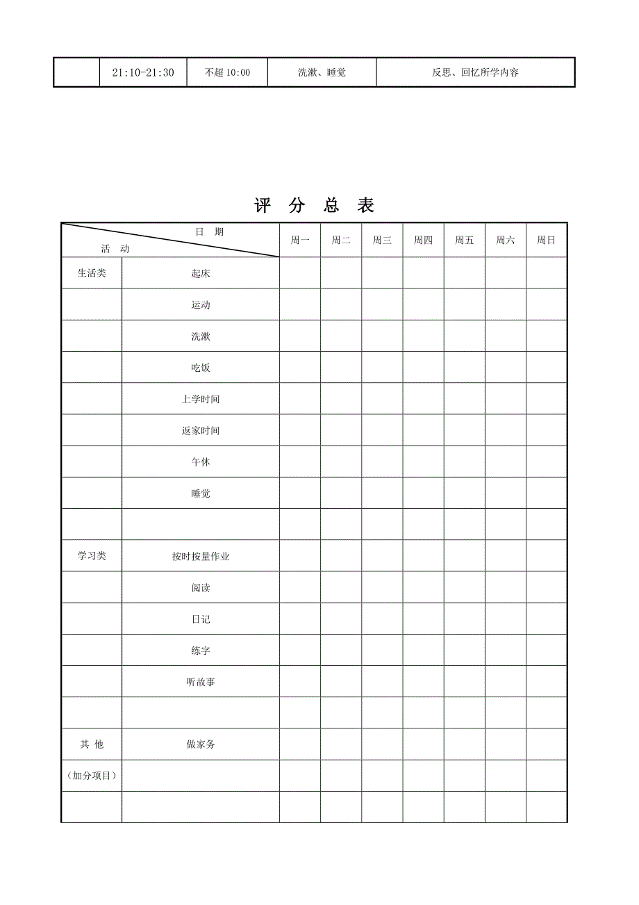 小学生作息时间合理规划表_第2页