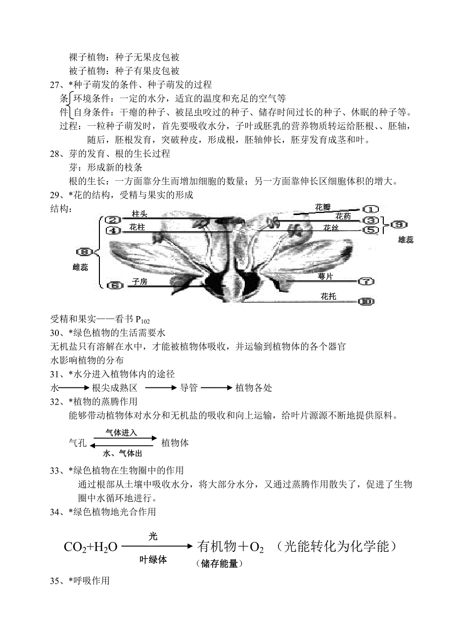 初中七年级生物上册知识点总结_第3页