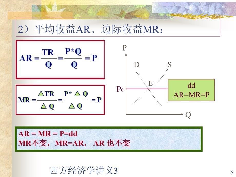 西方经济学第七章：厂商均衡理论_第5页