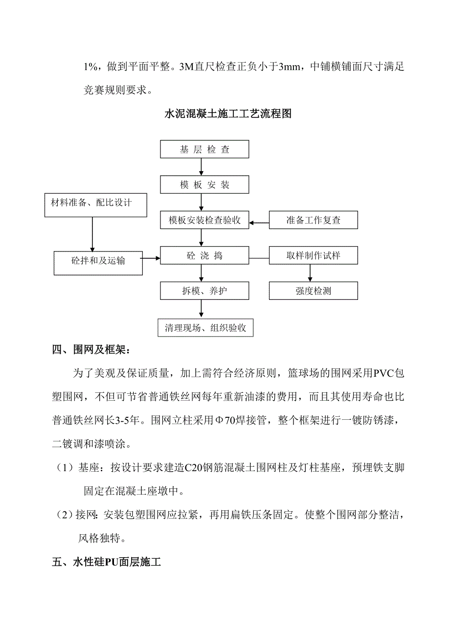 (完整版)篮球场施工方案硅PU_第4页