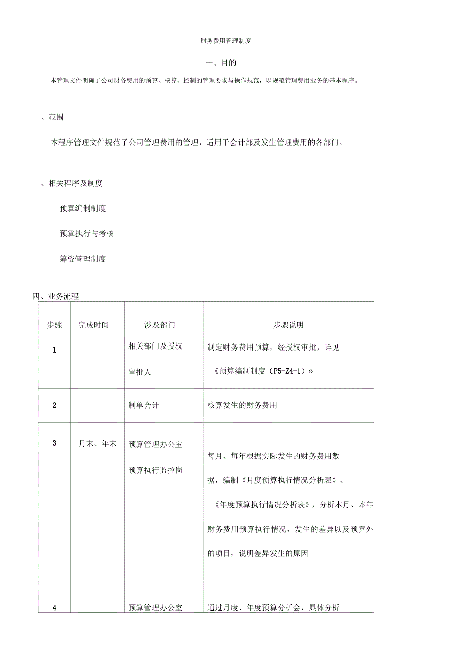 财务费用管理制度_第1页