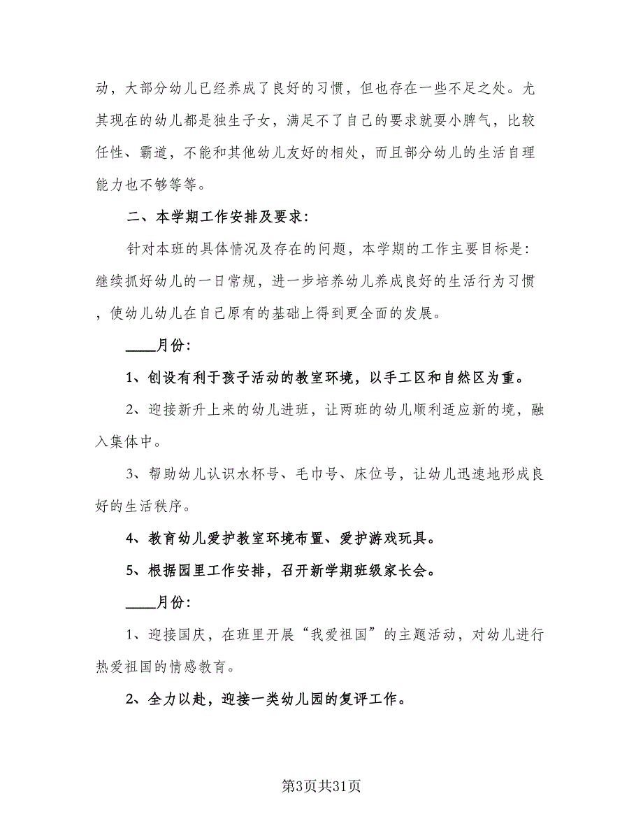 2023年大班教师个人工作计划（9篇）_第3页