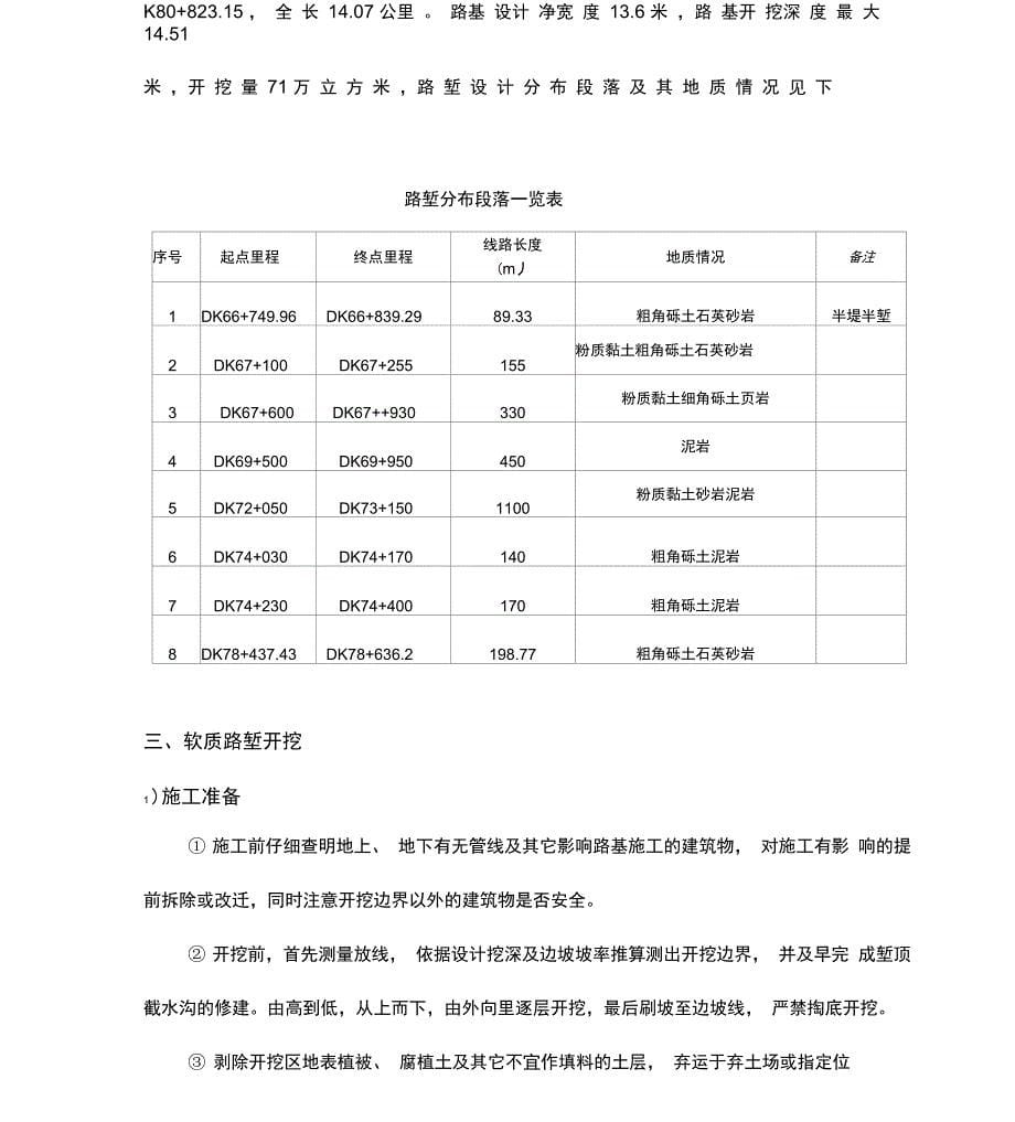 路堑开挖施工方案讲解_第5页