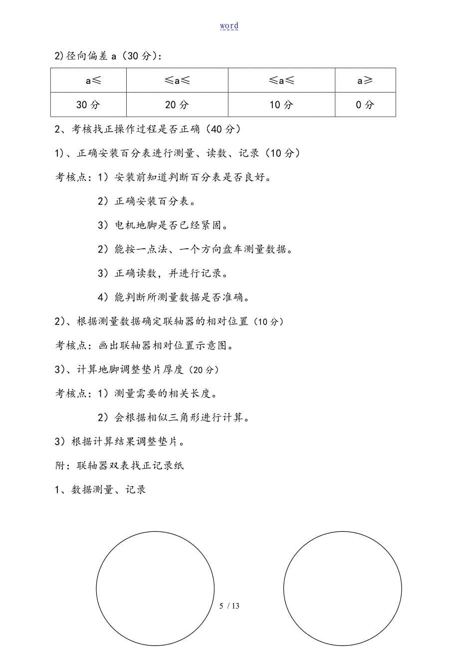 设备保障中心第四技术比武竞赛规程_第5页