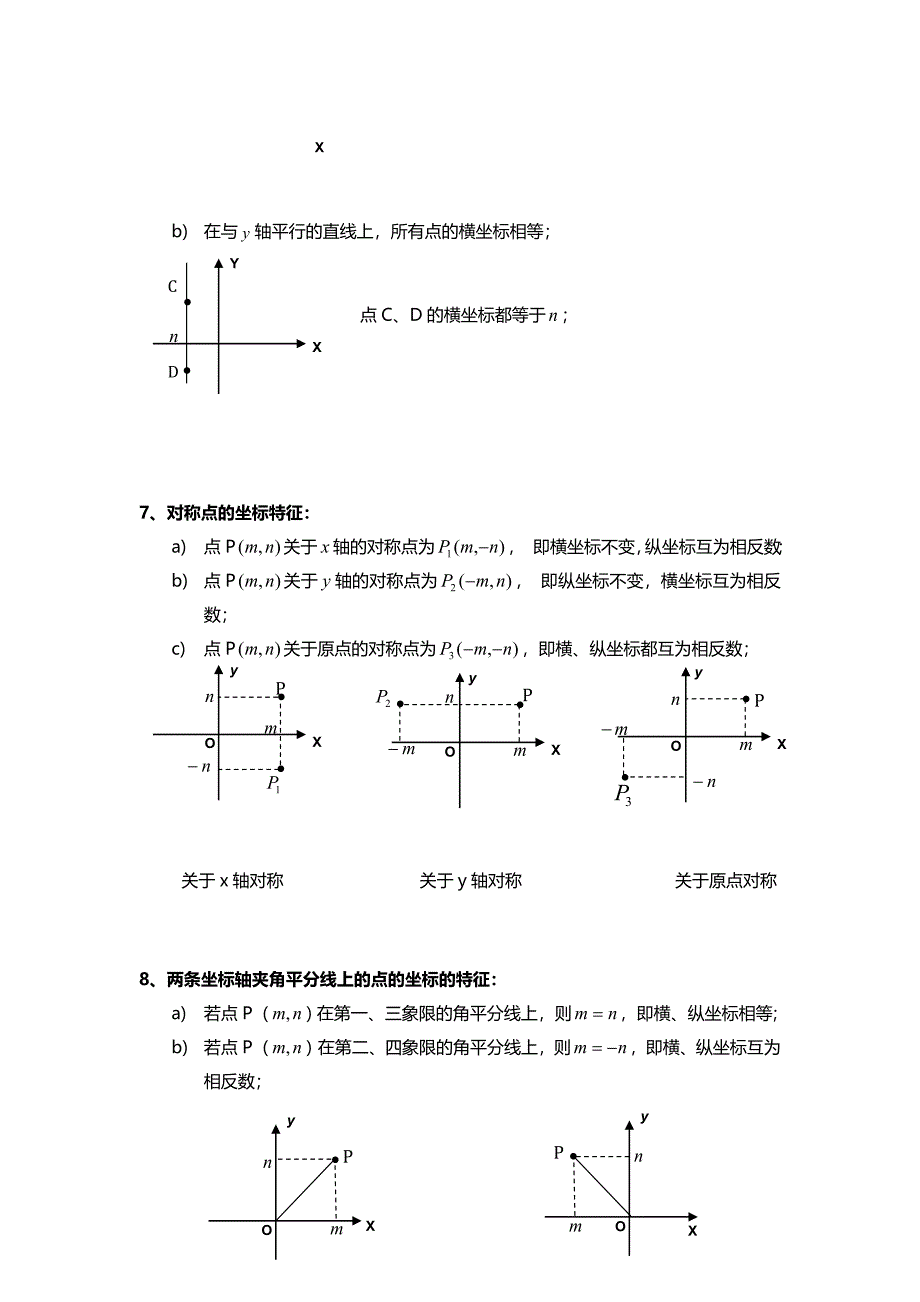 2023年平面直角坐标系知识点归纳总结_第2页