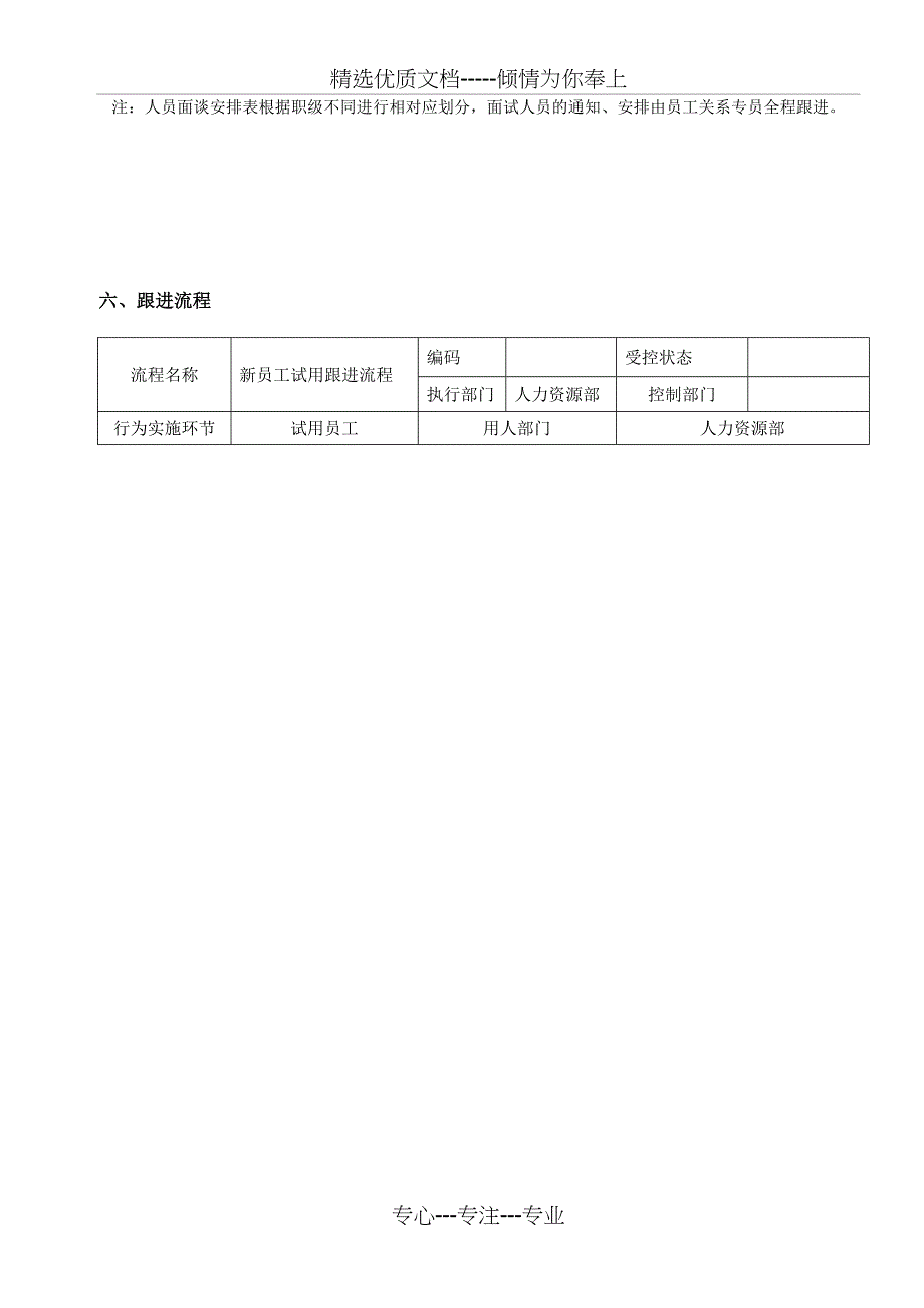 新员工试用期面谈跟进方案_第3页
