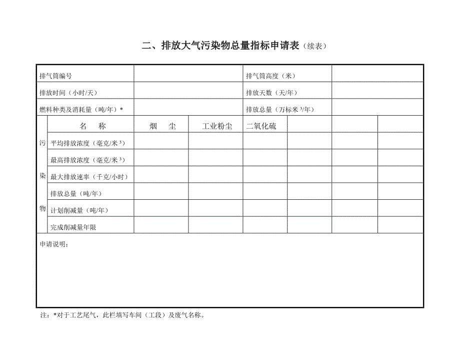 排放污染物许可证申请表8796542298_第5页