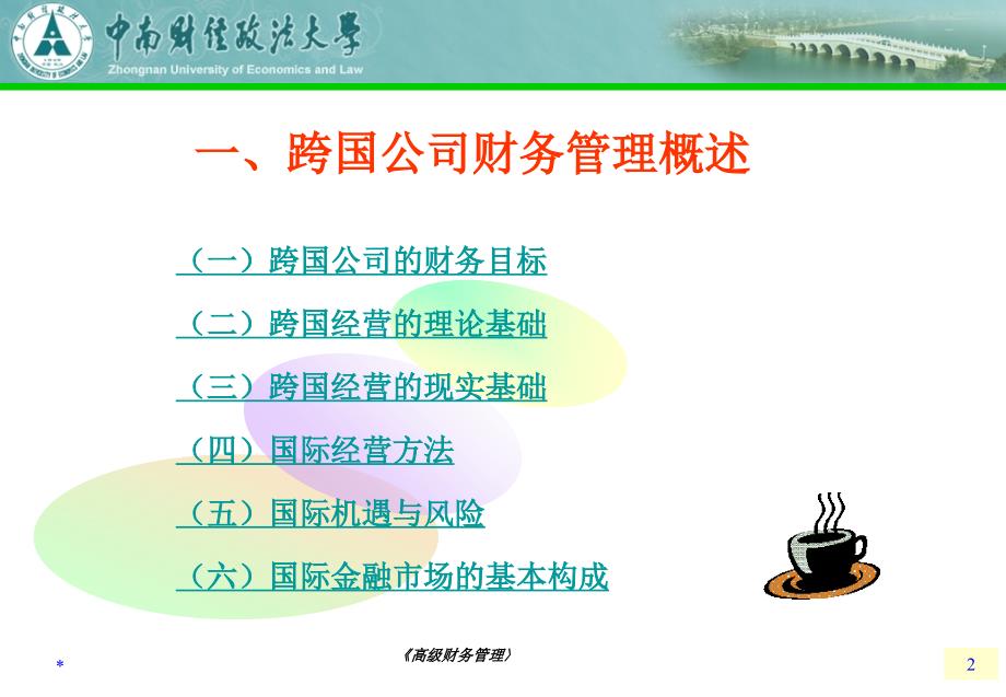 高级财务管理8跨国公司财务管理_第2页