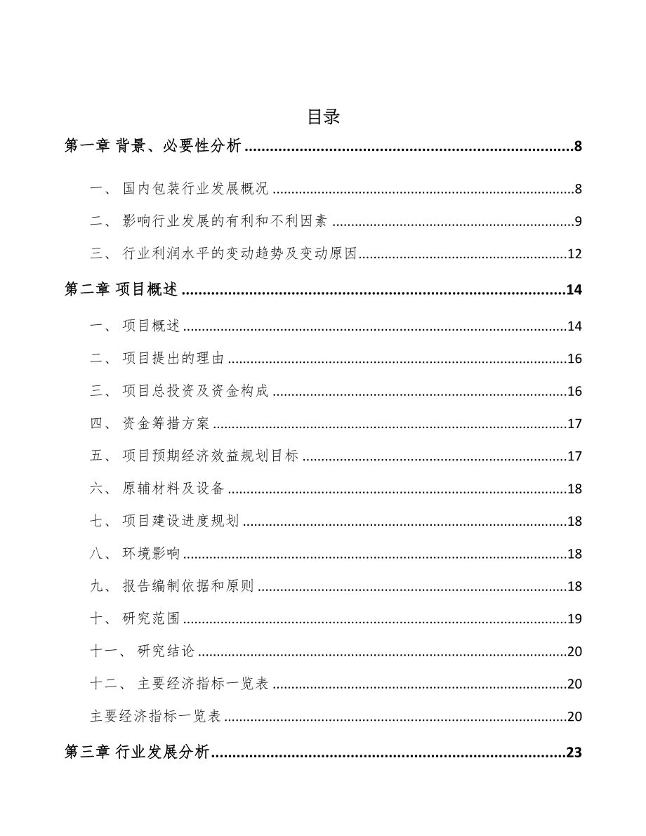 厦门二片罐项目可行性研究报告(DOC 64页)_第2页