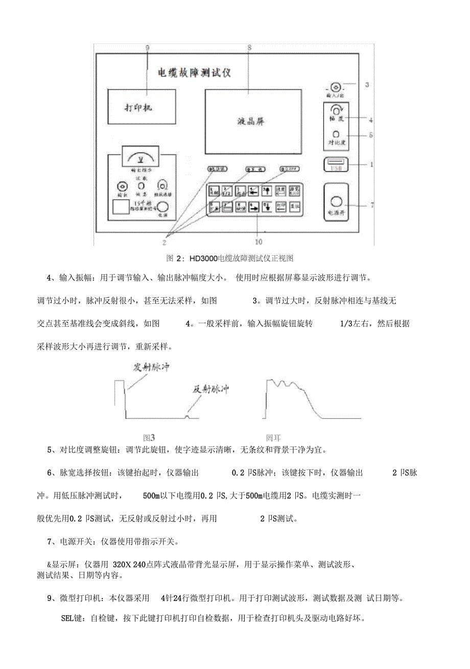 HD3000电缆故障说明书_第5页