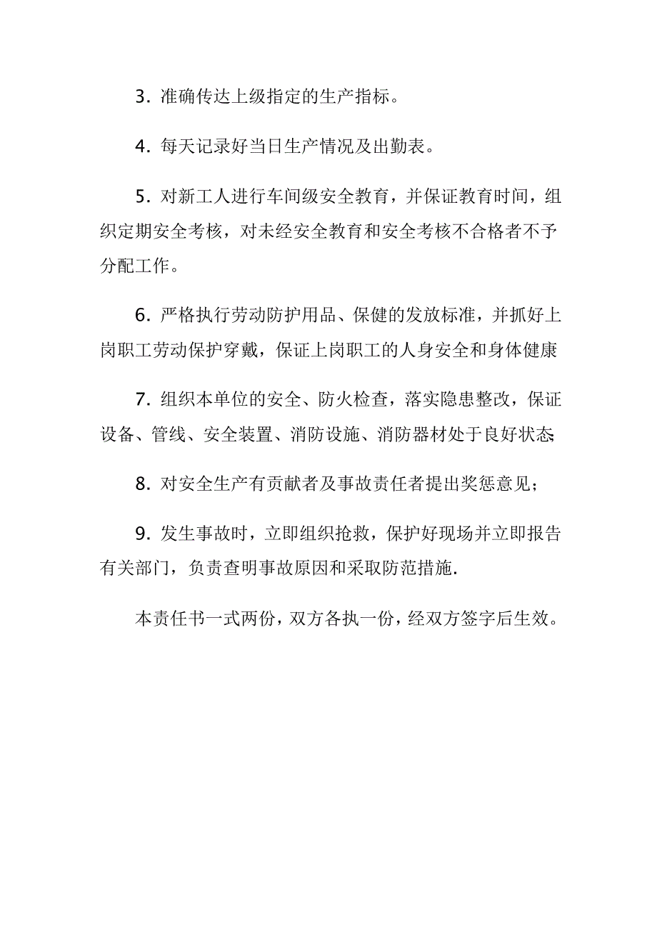 生产厂长岗位责任书.doc_第4页