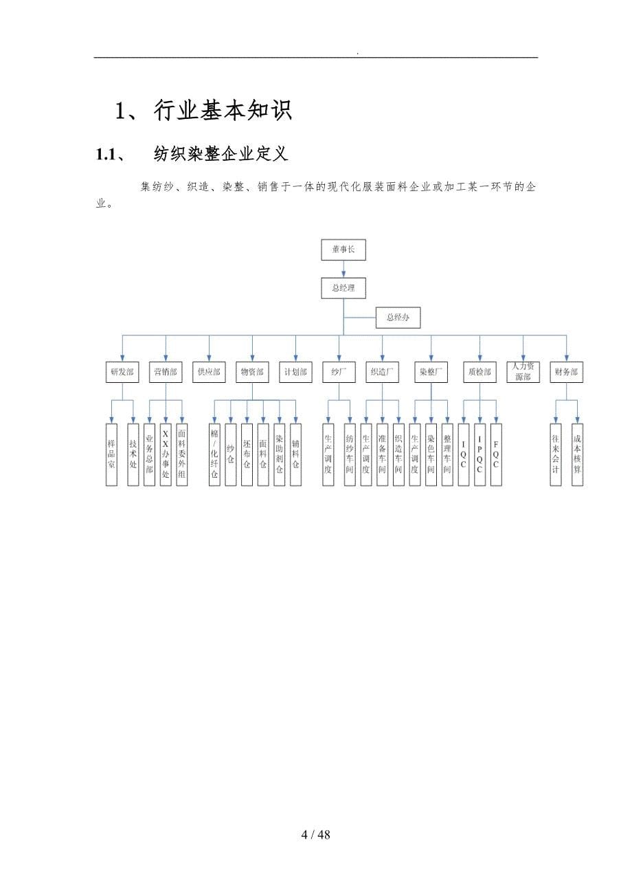 纺织行业与管理知识分析规划_第5页