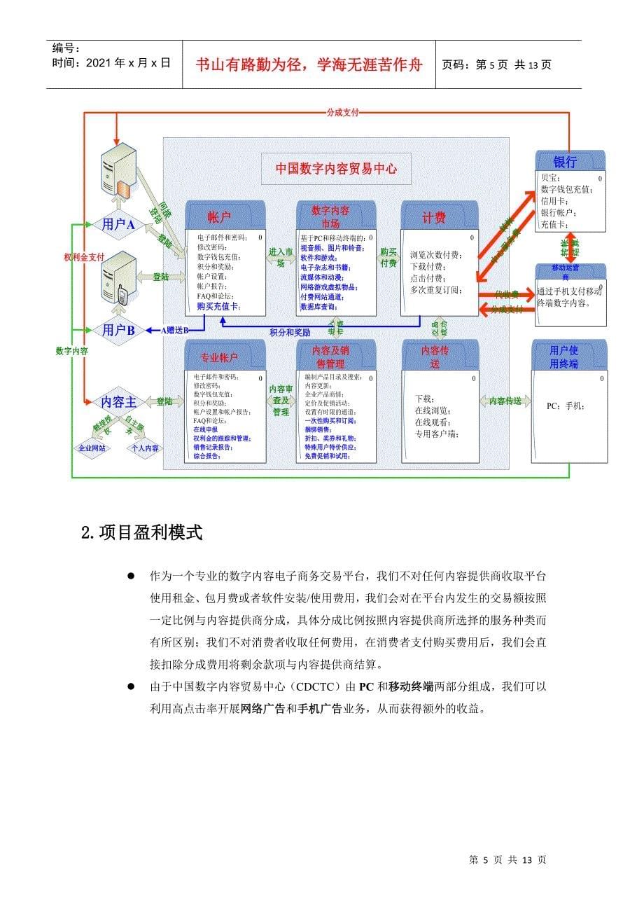 公司商业计划书_第5页