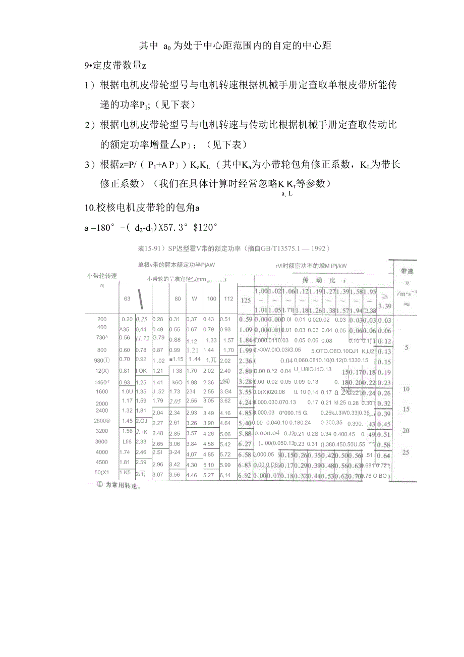 皮带轮传动计算方法_第4页