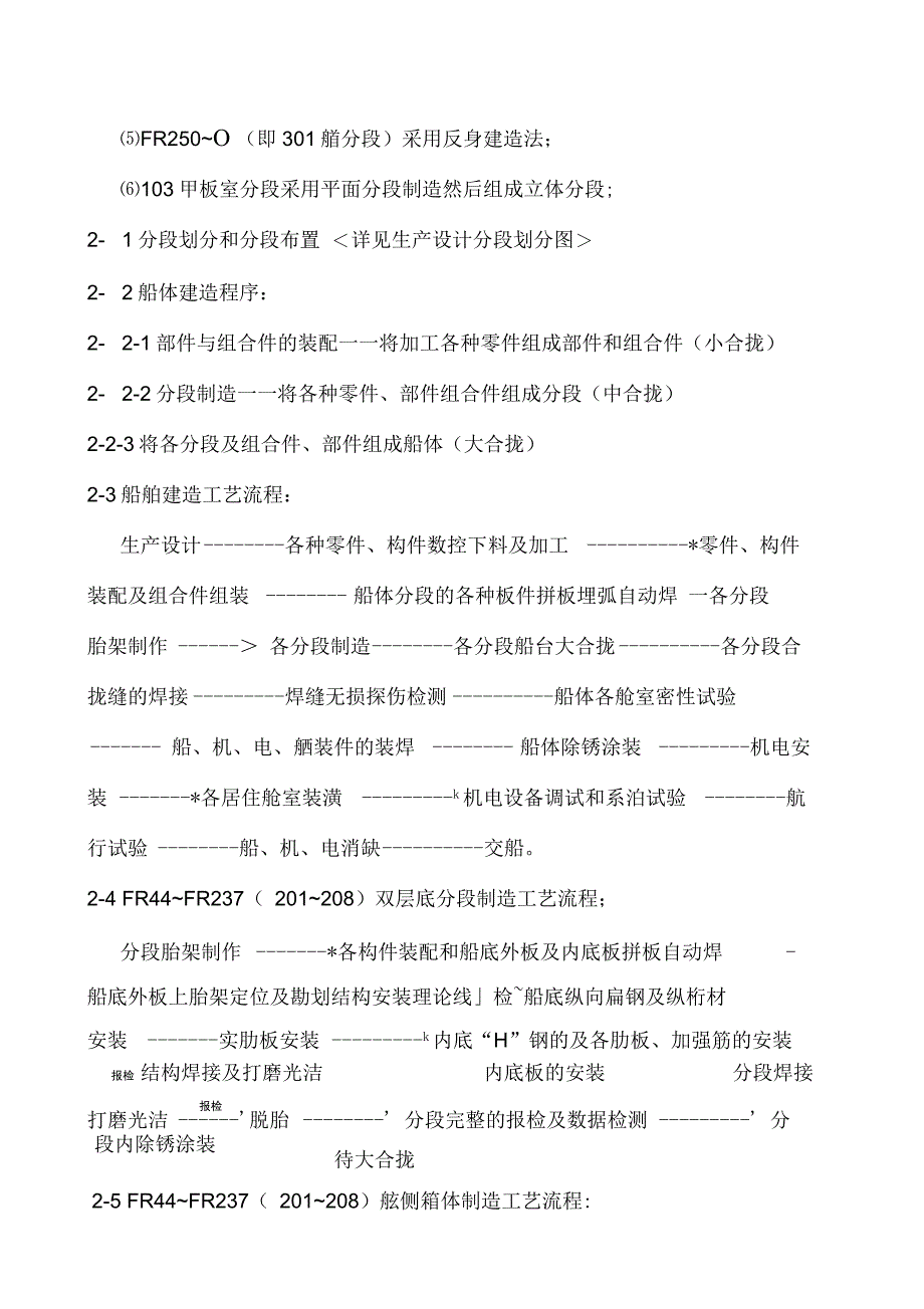 分享0135m—46teu集装箱船船体建造施工工艺_第4页