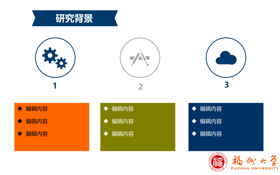 福州大学毕业答辩ppt课件模板_第4页