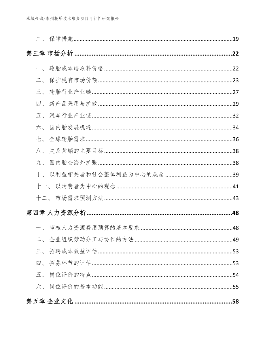 泰州轮胎技术服务项目可行性研究报告（模板）_第4页