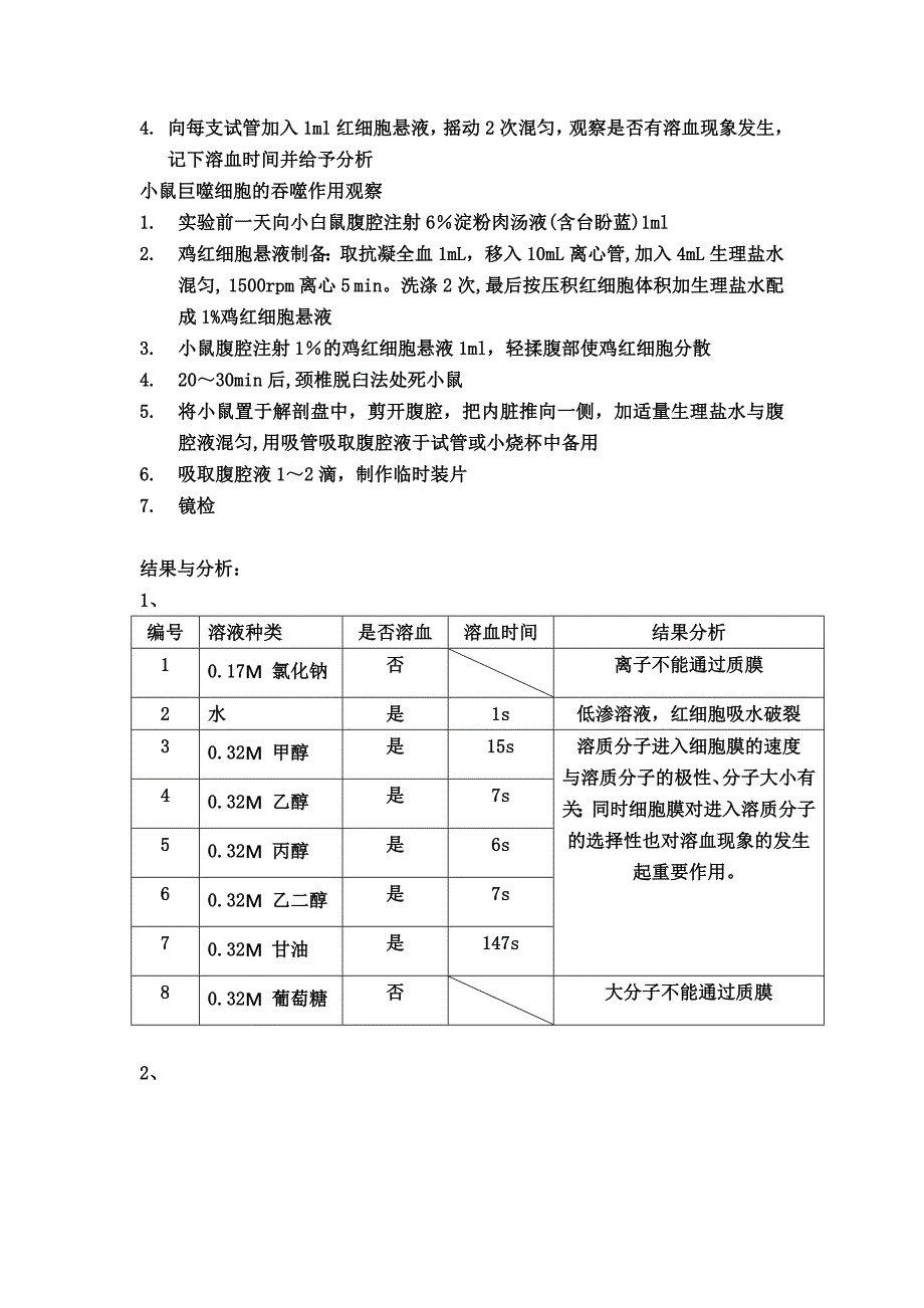 细胞膜的渗透性及巨噬细胞的吞噬作用_第2页