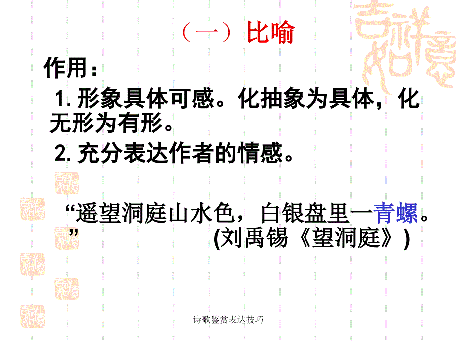 诗歌鉴赏表达技巧课件_第3页