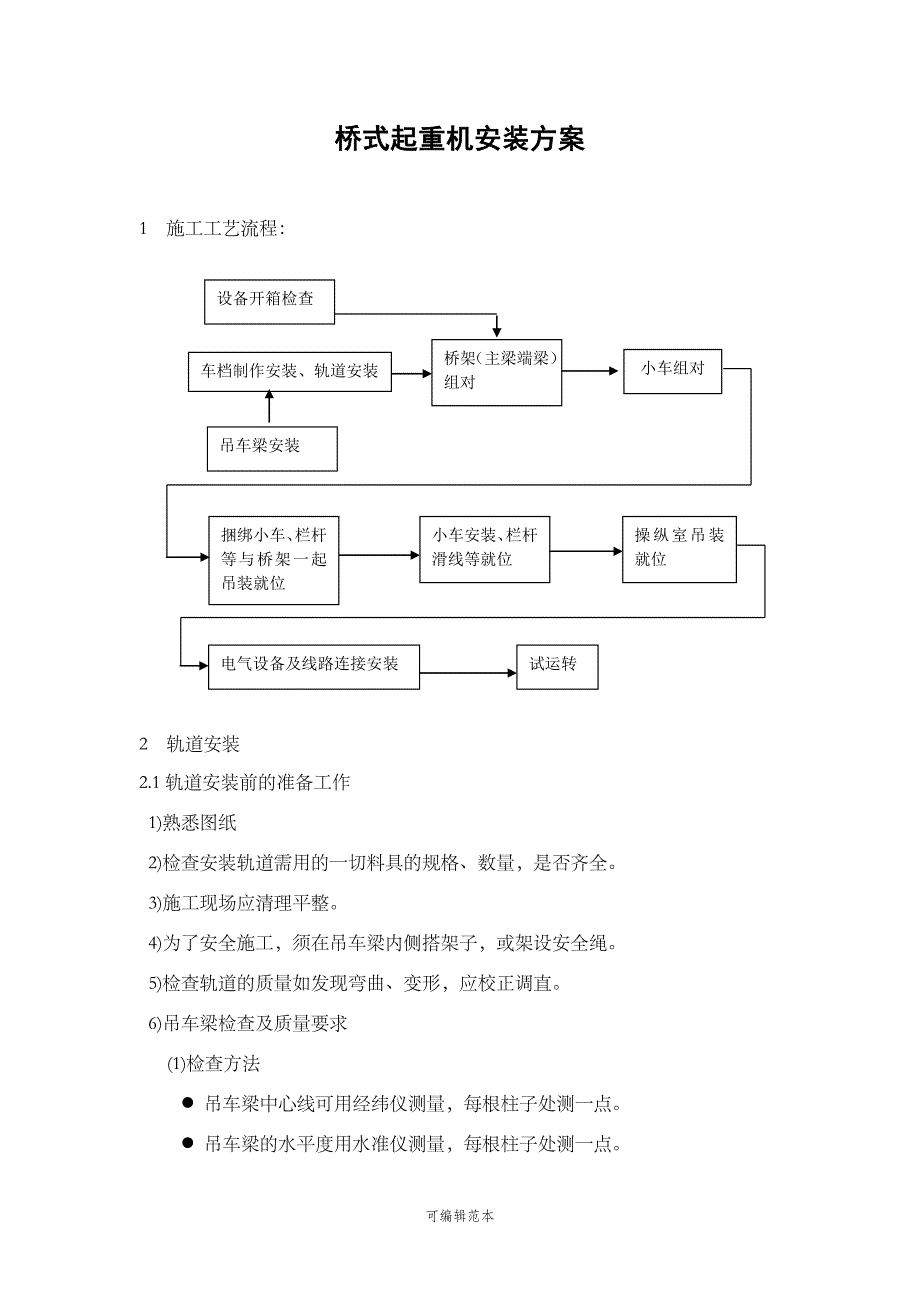 桥式起重机的安装_第1页