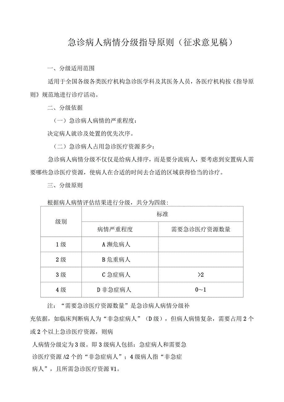 急诊病人病情分级指导原则_第1页