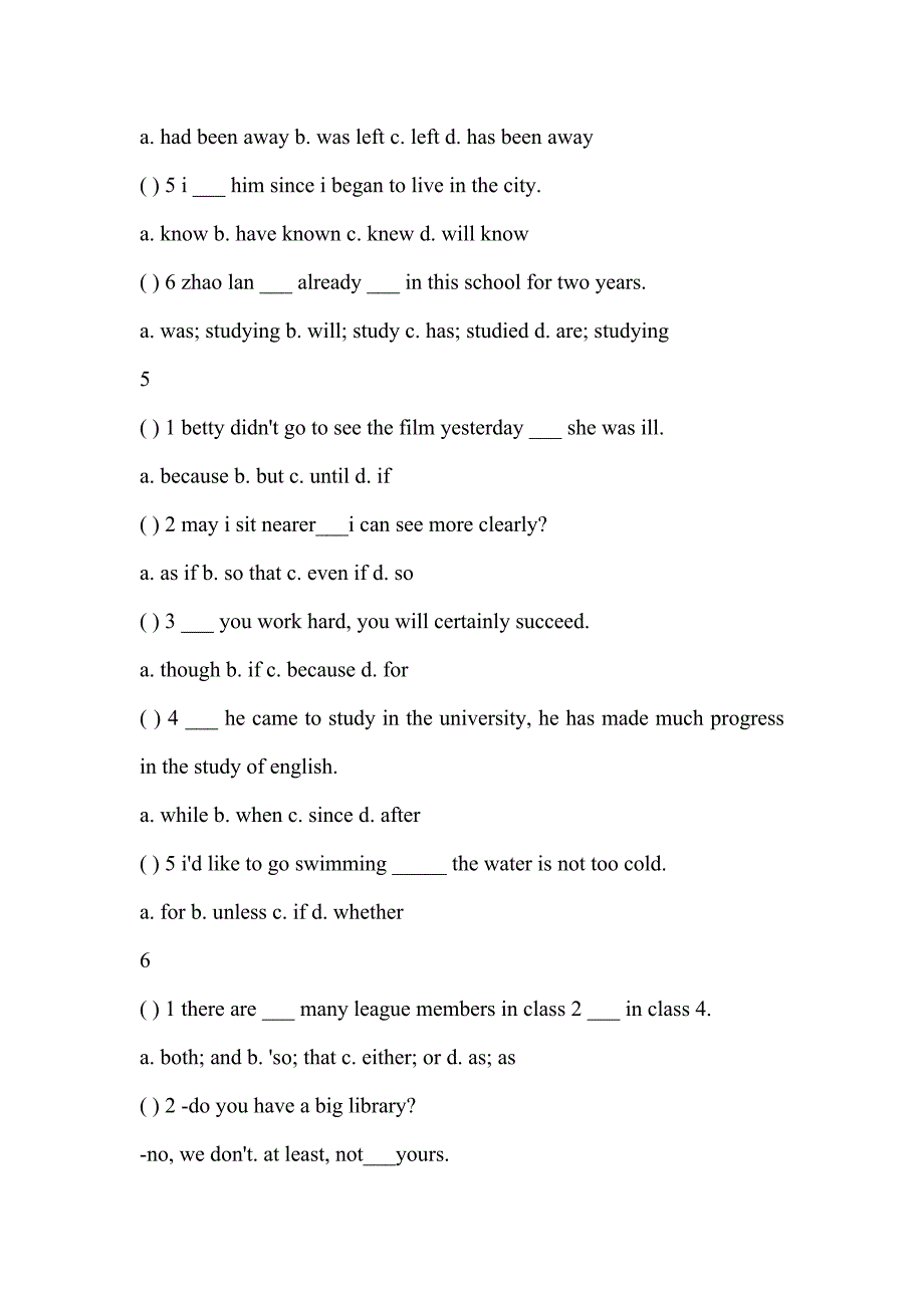 状语从句分类练习(有答案)_第3页