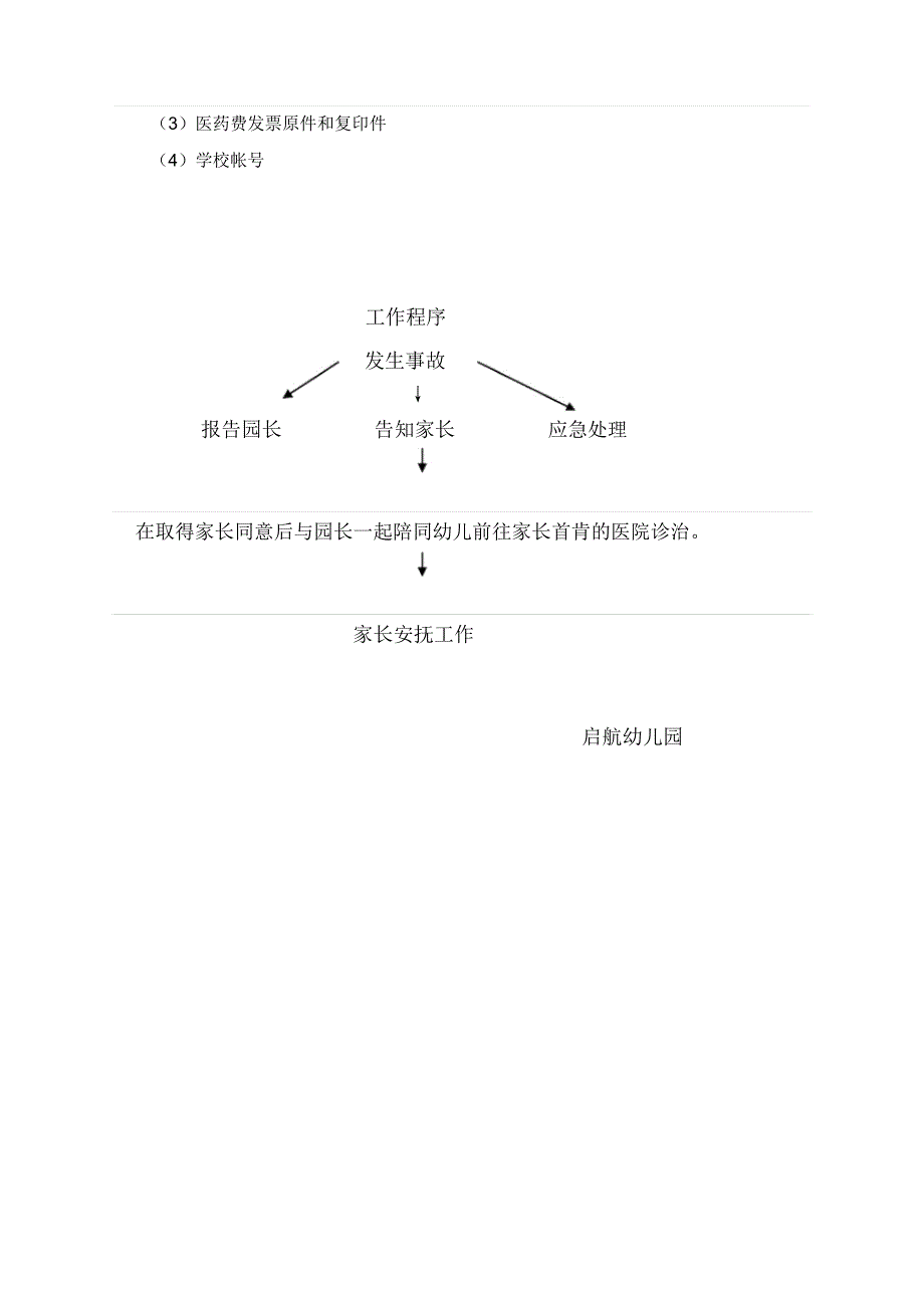 幼儿园突发性伤害事故处理流程_第3页