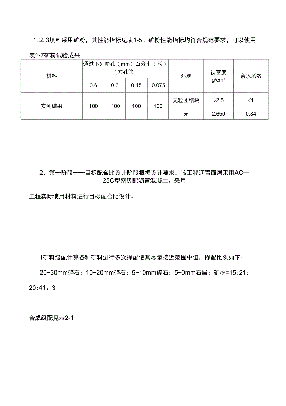 AC-25C粗粒沥青配比_第4页