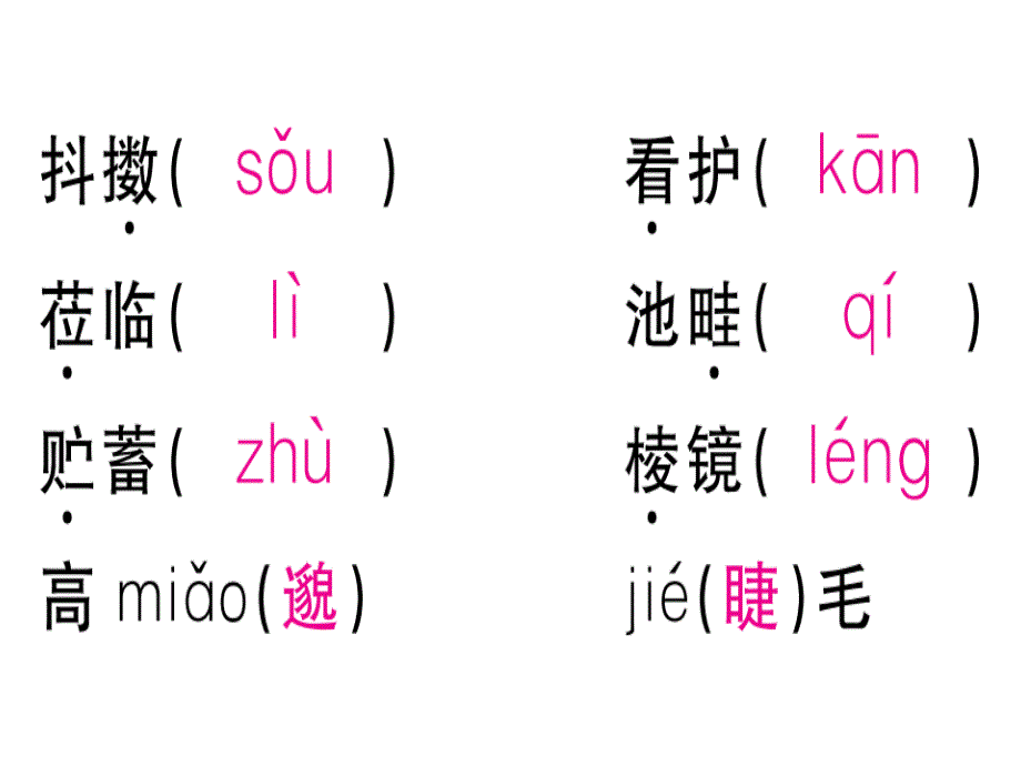 七年级语文上册专题一字音字形课件新人教版_第4页