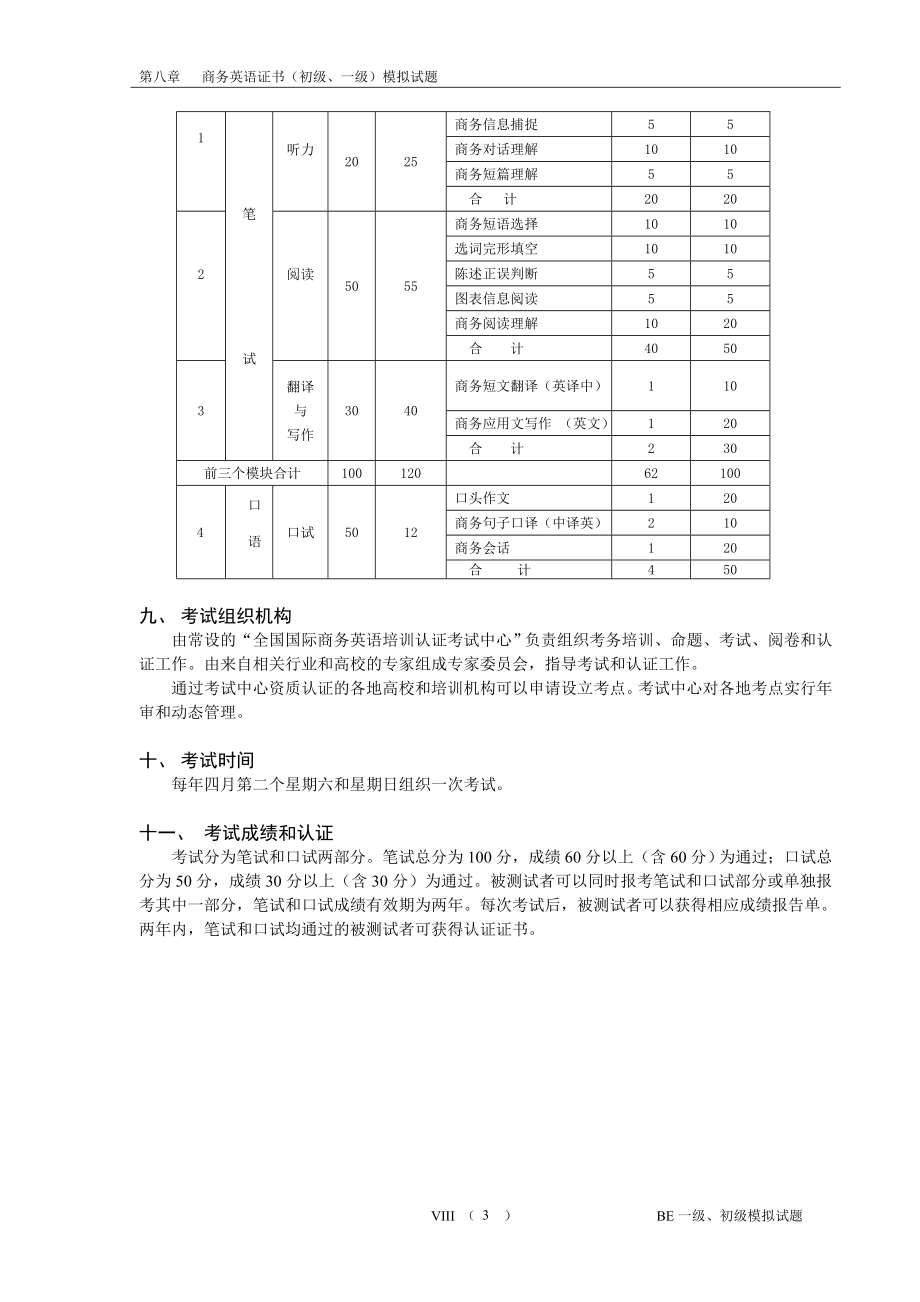 [英语考试]商务英语初级、一级考试模拟试题集.doc_第3页