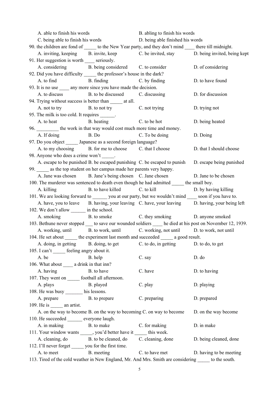 非谓语动词之动名词.doc_第5页