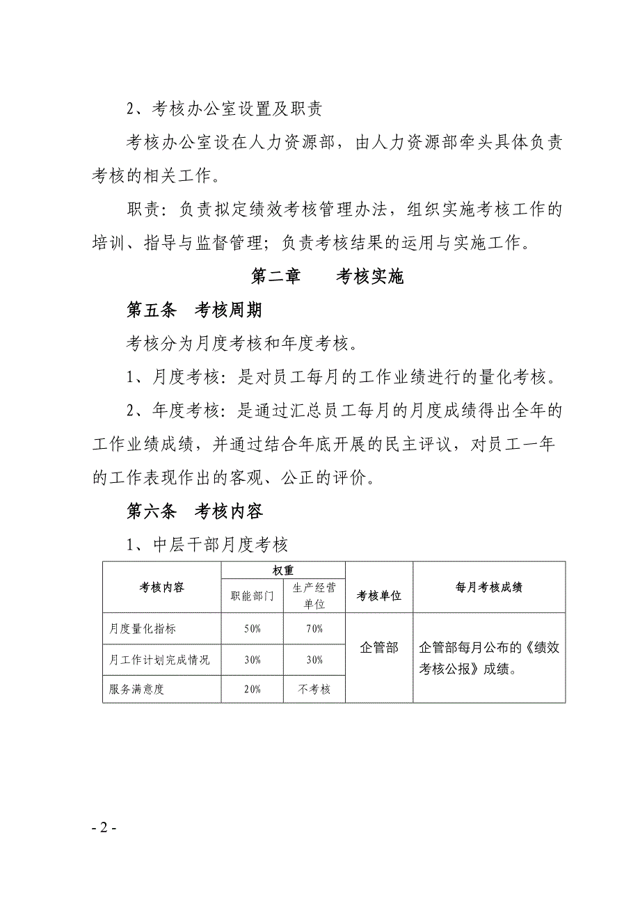 公司员工绩效考核管理办法.doc_第2页