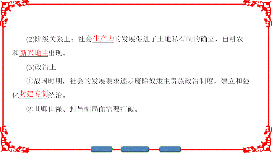 人教版历史选修1课件第2单元第1课改革变法风潮与秦国历史机遇_第4页