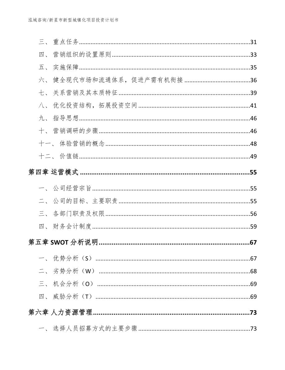 新星市新型城镇化项目投资计划书_第4页