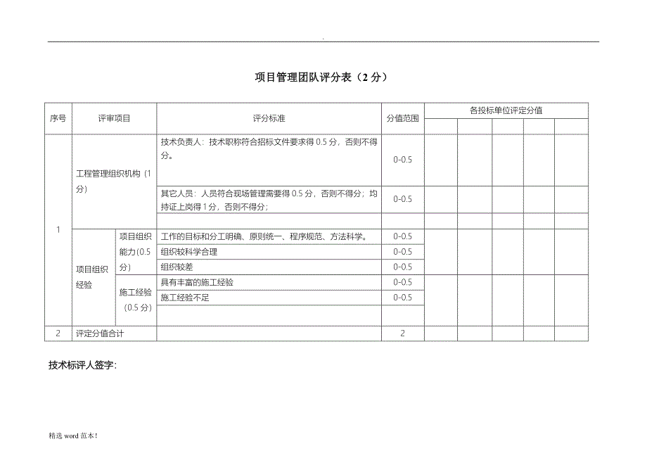 技术标评分表.doc_第3页