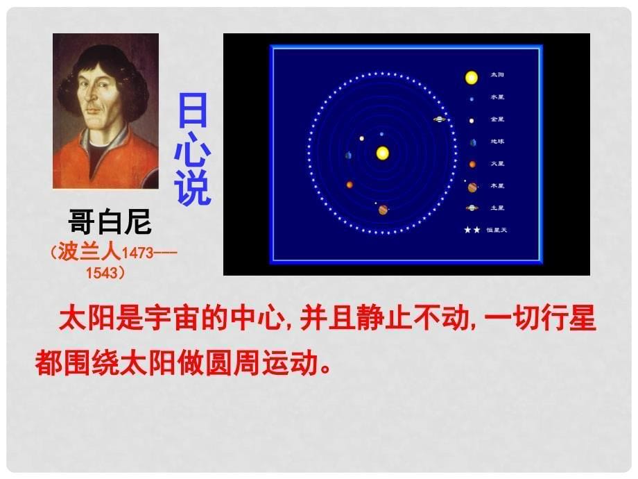 海南地区高中物理7.1行星的运动教学课件资料人教版必修2行星的运动_第5页