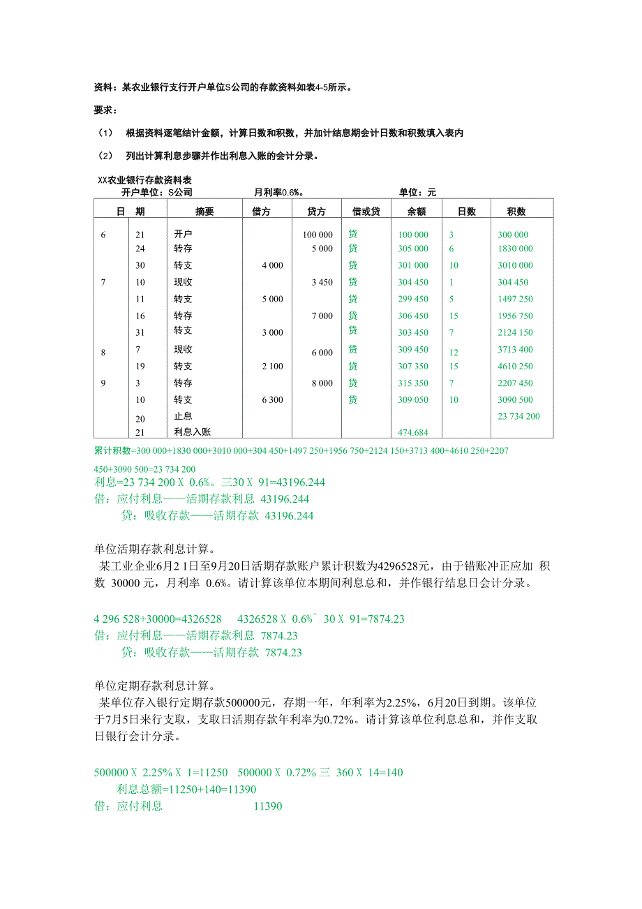 金融企业会计 账务处理分录 题库_第1页