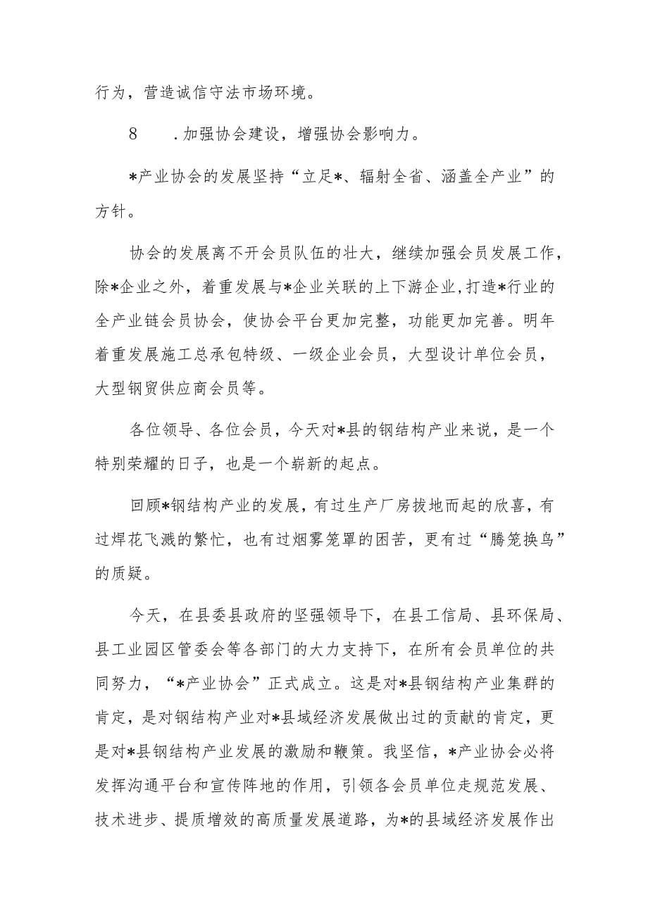 在产业协会成立大会上的主旨发言_第5页