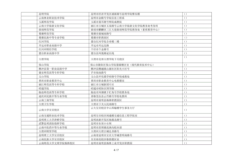 云南省下半年第40次全国计算机等级考试_第4页