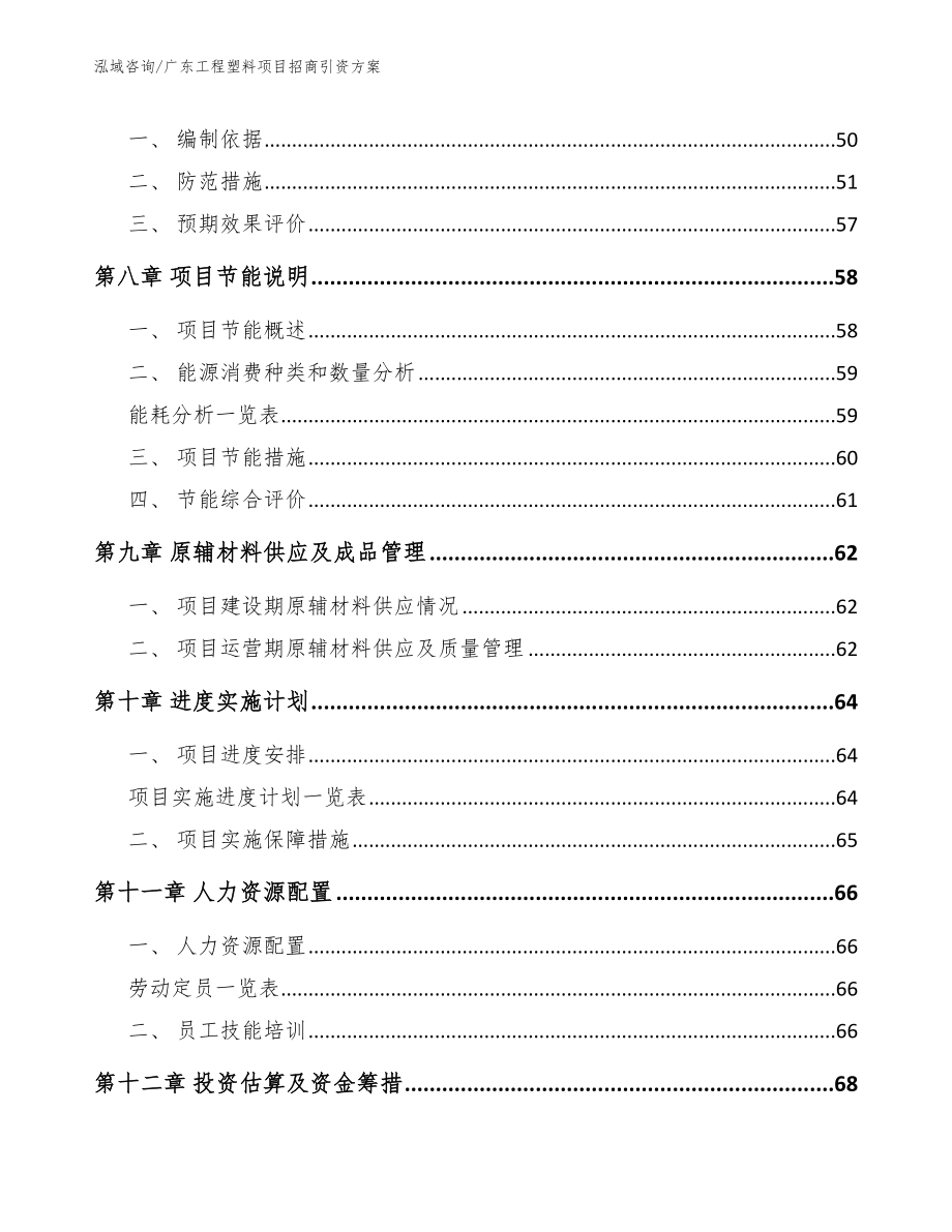 广东工程塑料项目招商引资方案（范文模板）_第3页
