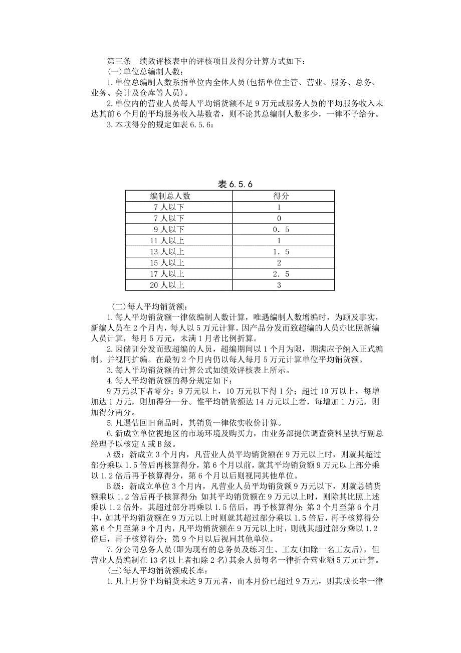 万科企业奖金管理制度典范_第5页