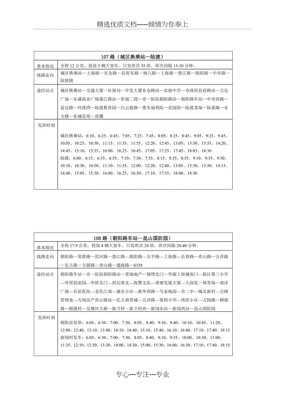 太仓城公交线路走向站点班次时刻汇总_第4页