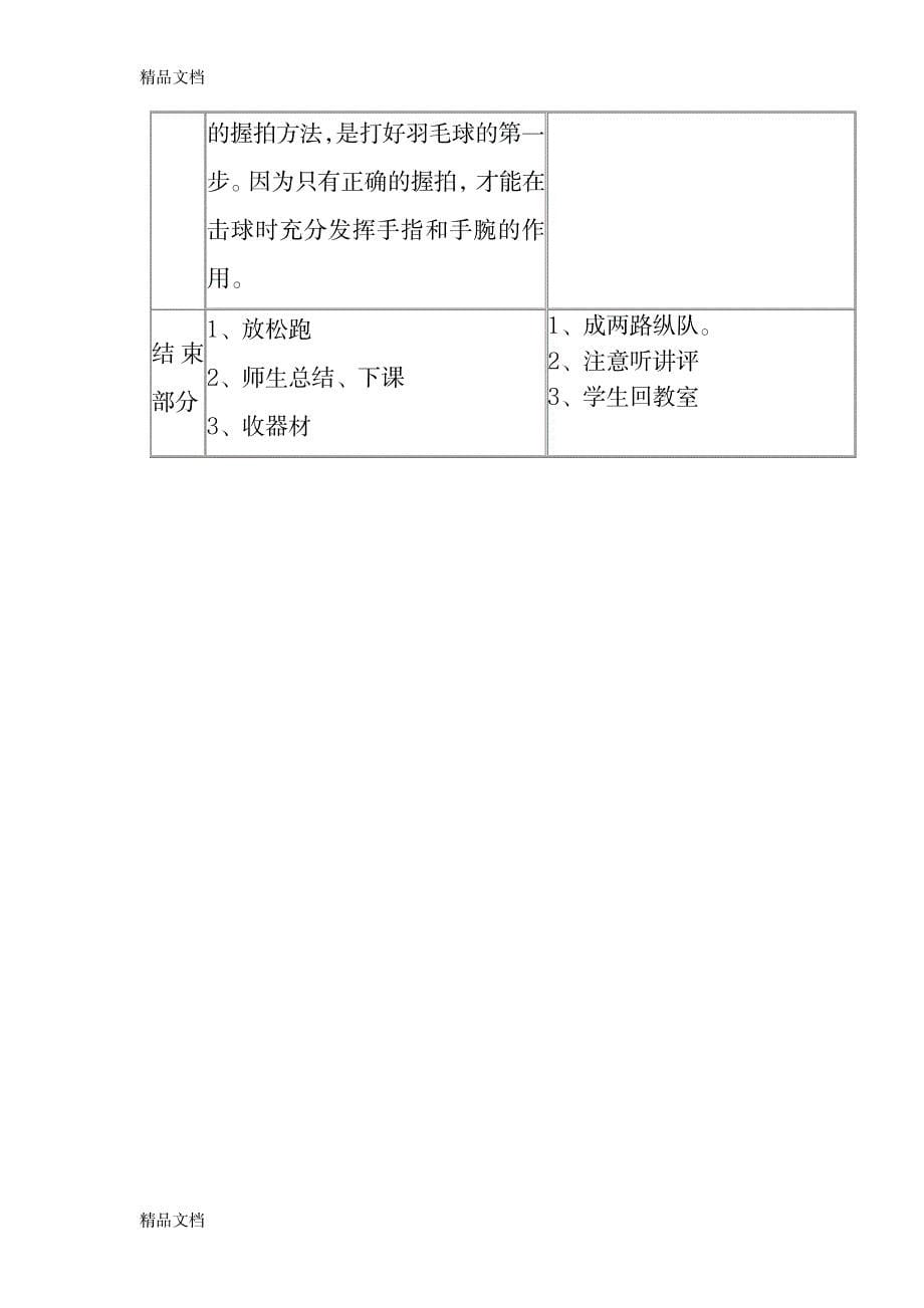 2023年最新小学羽毛球社团活动方案及精品讲义_第5页