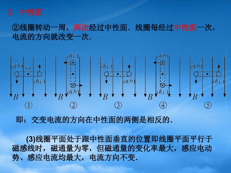 山东省冠县武训高级中学高三物理总复习10.1交变电流的产生和描述课件_第4页