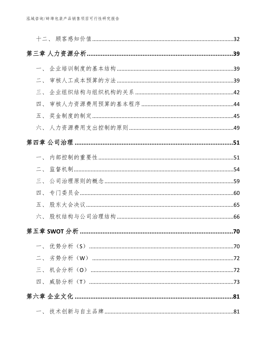 蚌埠包装产品销售项目可行性研究报告（范文模板）_第3页