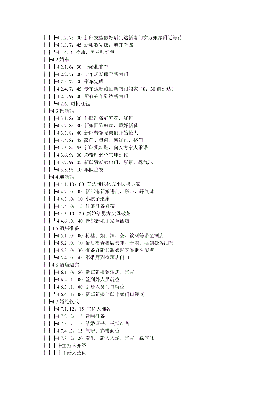 婚礼筹备流程_第4页