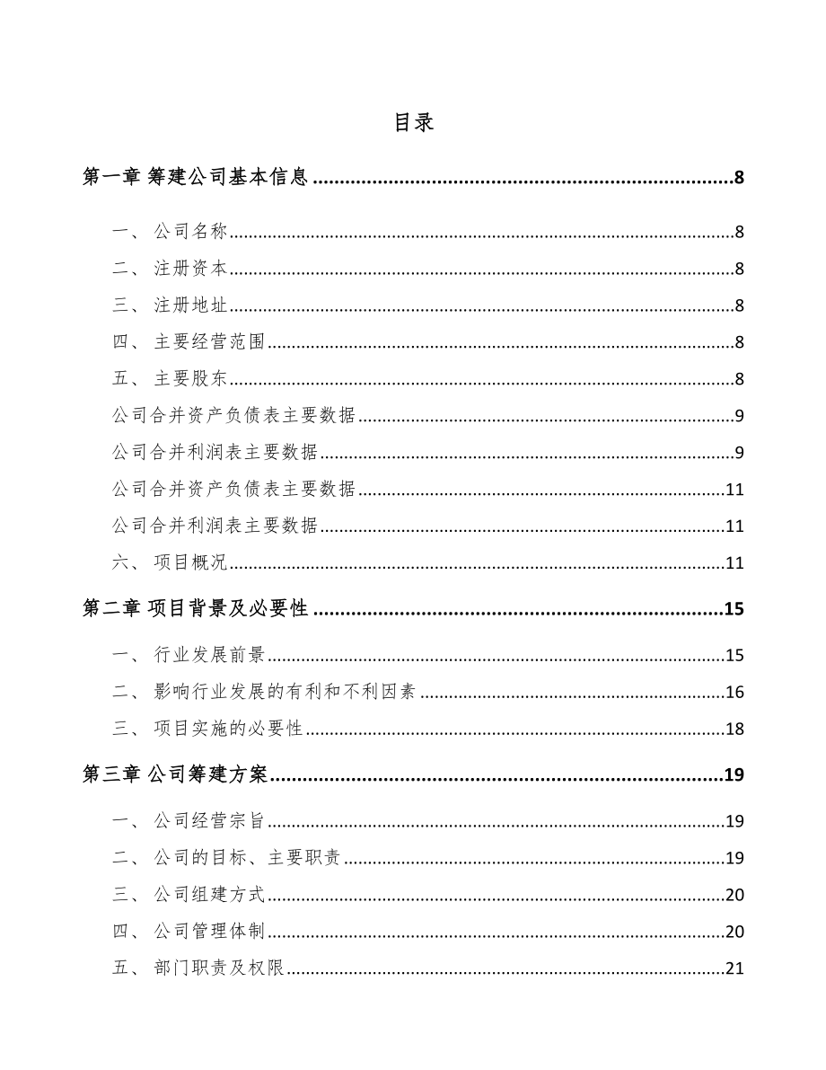 巫山关于成立工业自动化仪器仪表公司可行性研究报告_第2页