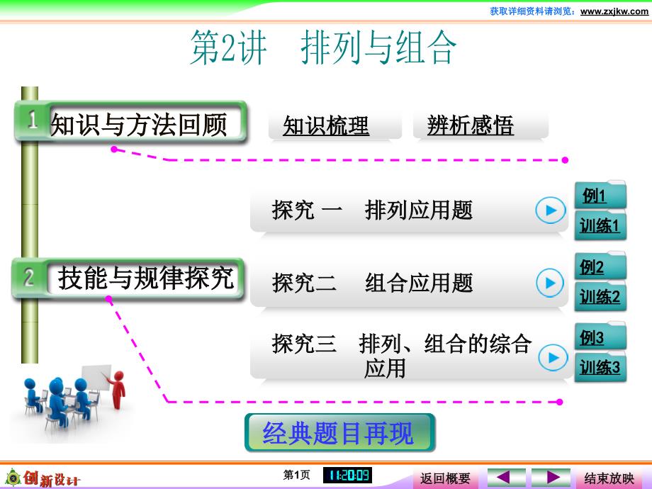 创新设计(高中理科数学)第2讲排列与组合_第1页