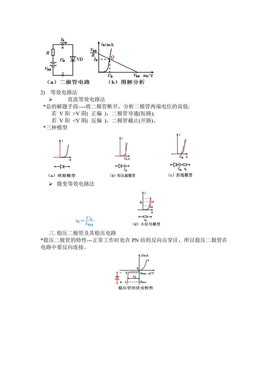 模拟电子技术总结复习资料_第2页